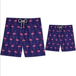 Matching bathing suit set! 18 mos and mens large.